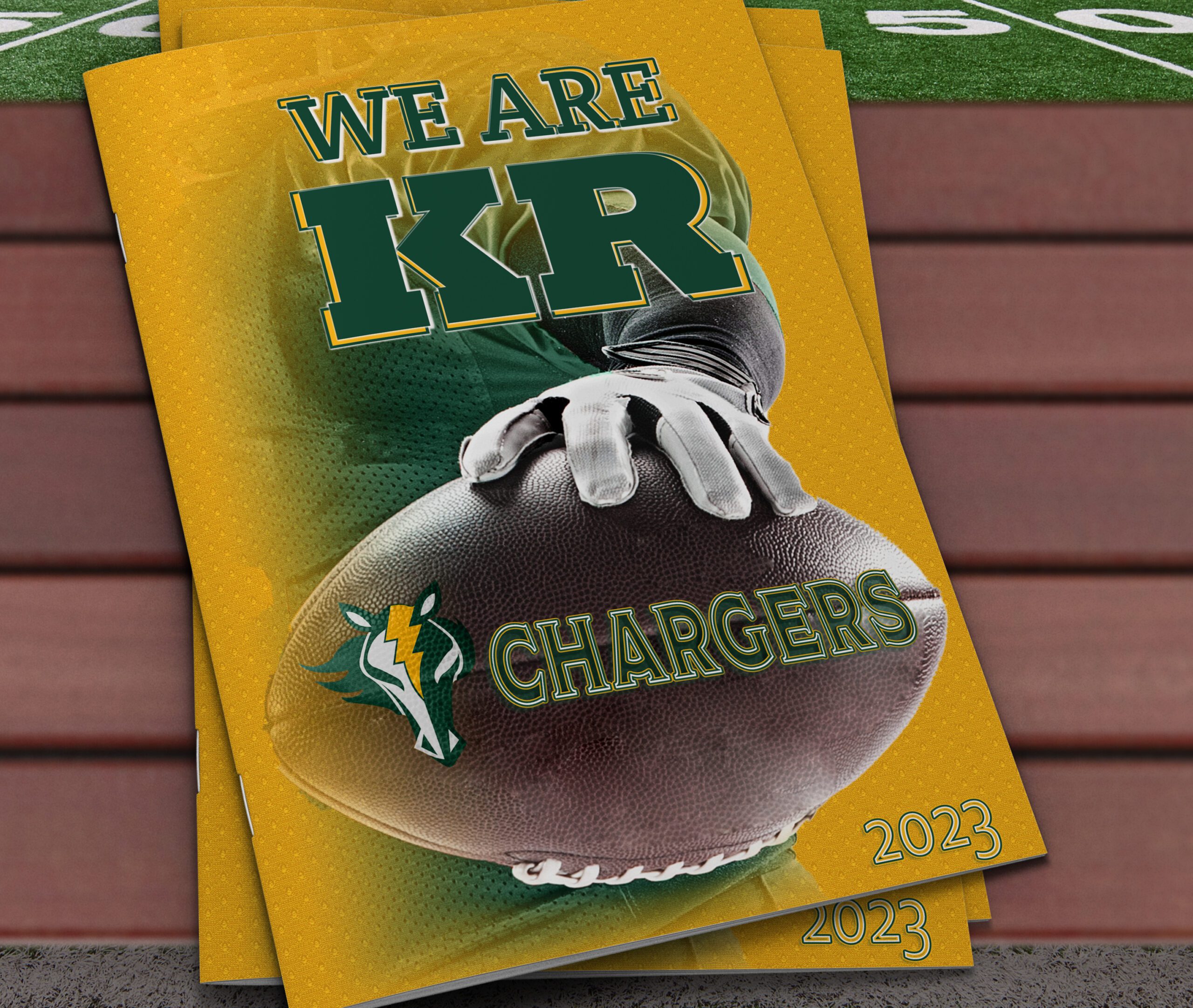 Kent High School football program cover